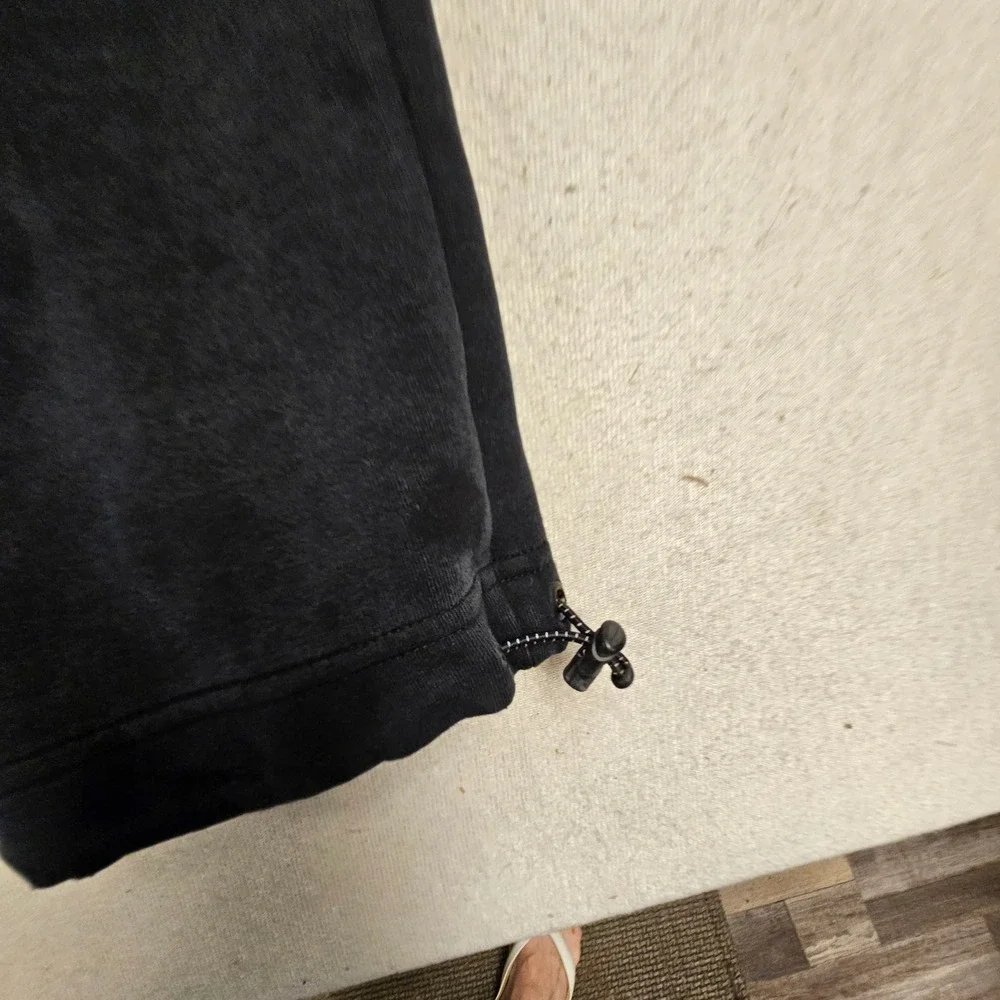 Nike Tech Fleece Joggers Mens Large Black Sweatpants Bungee Hem Zip Pocket